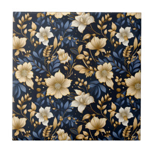 Azulejo De Cerâmica Uma Série de Design Floral de Casamento 6
