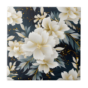 Azulejo De Cerâmica Uma Série de Design Floral de Casamento 8