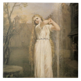Azulejo De Cerâmica Undine (por John William Waterhouse)