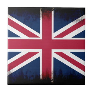 Azulejo De Cerâmica União Britânica - União de bandeira - Jack Patriót