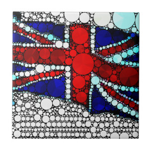 Azulejo De Cerâmica União Moderna Jack British Flag