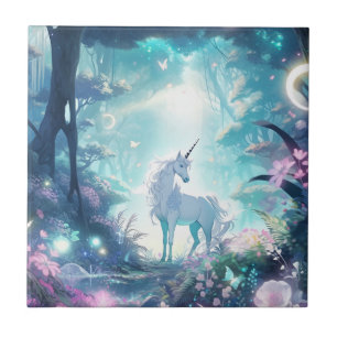 Azulejo De Cerâmica Unicorn Fantasy Art