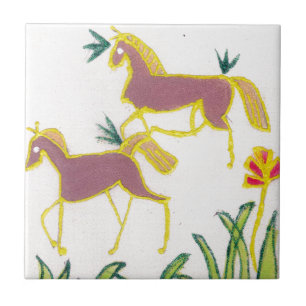 Azulejo De Cerâmica Unicorn Sunshine