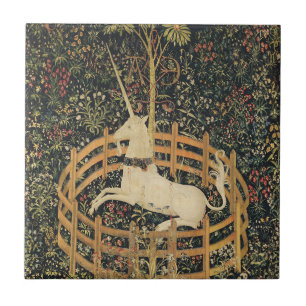 Azulejo De Cerâmica Unicorn Tapestries Tapeçaria Clássica