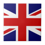Azulejo De Cerâmica Union Jack<br><div class="desc">Uma bandeira britânica simples e limpa,  Jack.</div>