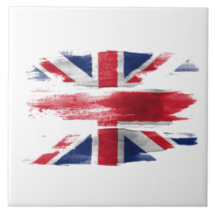 Azulejo De Cerâmica Union Jack grunge