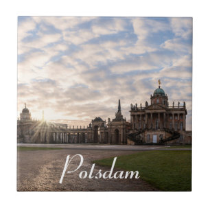Azulejo De Cerâmica Universidade de Potsdam ao pôr do sol na Alemanha