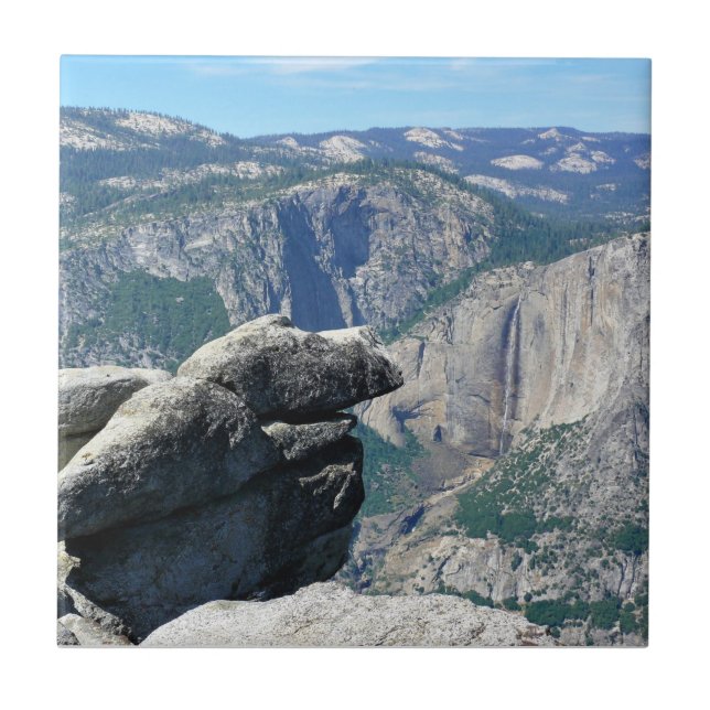 Azulejo De Cerâmica Upper Yosemite Falls from Glacier Point, CA (Frente)
