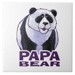 Azulejo De Cerâmica Urso de panda da papá