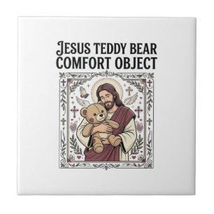 Azulejo De Cerâmica Urso de pelúcia Jesus Objeto de conforto Urso de p