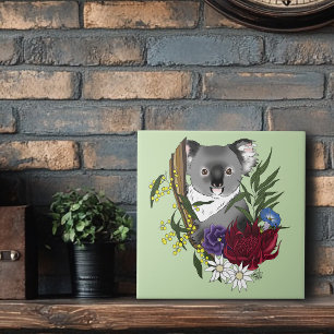 Azulejo De Cerâmica Urso Koala