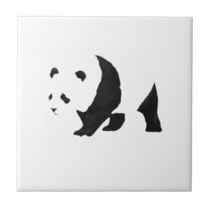 Azulejo De Cerâmica Urso panda grande