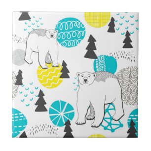 Azulejo De Cerâmica Urso polar
