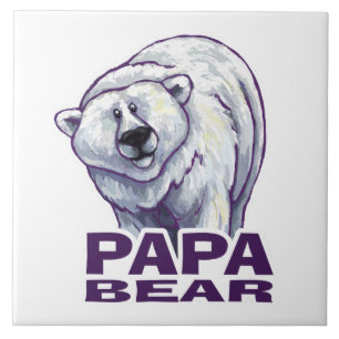 Azulejo De Cerâmica Urso polar da papá