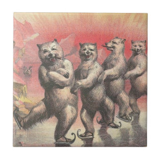 Azulejo De Cerâmica Ursos de dança