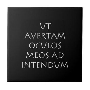 Azulejo De Cerâmica Ut avertam oculos meos ad intendum