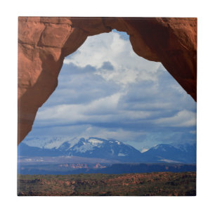 Azulejo De Cerâmica Utah, Parque Nacional Arches, Arco Delicado
