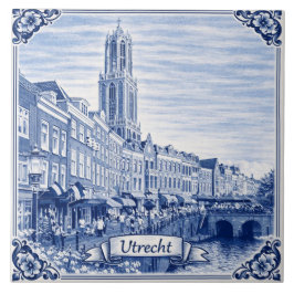 Azulejo De Cerâmica Utrecht Delft Blue style ceramic tile