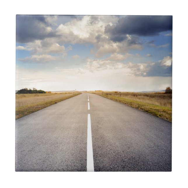 Azulejo De Cerâmica Vá Em Frente (Frente)