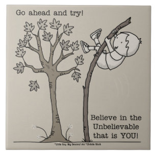 Azulejo De Cerâmica Vá em frente e tente