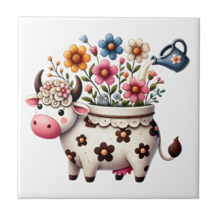 Azulejo De Cerâmica VACA Whimsic