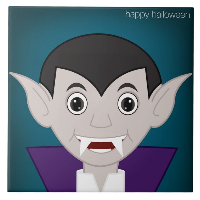 Azulejo De Cerâmica Vampiro (Frente)