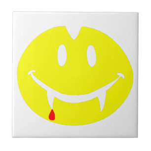 Azulejo De Cerâmica vampiro emoji dracula