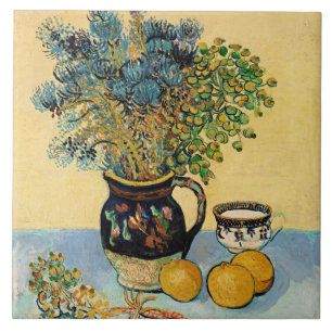 Azulejo De Cerâmica Van Gogh - A Vida Estática (Nature Morte),