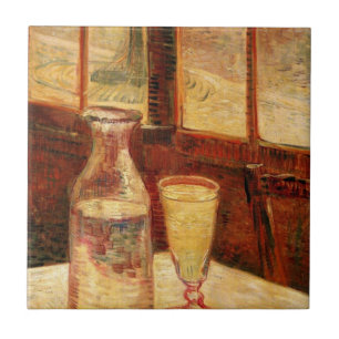 Azulejo De Cerâmica Van Gogh Absinthe Vintage Impressionismo Ainda Vid