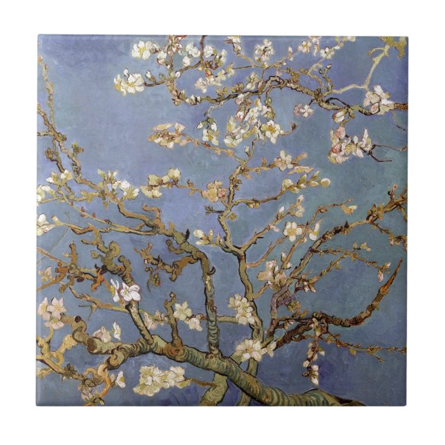 Azulejo De Cerâmica Van Gogh Almond Blossom (Frente)