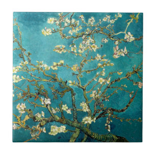 Azulejo De Cerâmica Van Gogh Almond Blossoms Impressionismo Clássico