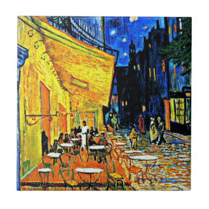 Azulejo De Cerâmica Van Gogh - Cafe Terrace à Noite