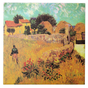 Azulejo De Cerâmica Van Gogh - Casa de Campo na Provença,