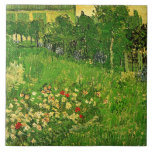 Azulejo De Cerâmica Van Gogh - Daubigny's Garden,<br><div class="desc">Daubigny's Garden,  famous painting by Vincent van Gogh.</div>