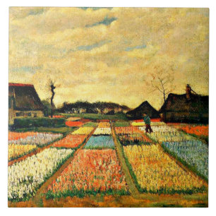 Azulejo De Cerâmica Van Gogh - Flower Beds na Holanda