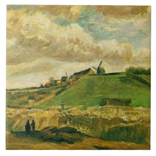 Azulejo De Cerâmica Van Gogh, O Morro de Montmarte