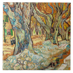 Azulejo De Cerâmica Van Gogh - Os Grandes Plátanos