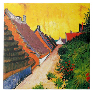 Azulejo De Cerâmica Van Gogh - Street in Saintes-Maries, Vintage art