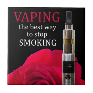 Azulejo De Cerâmica Vaping e rosa