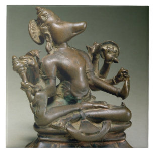 Azulejo De Cerâmica Varaha, Gurjara Pratihara, Tamil Nadu (bronze)