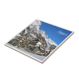 Azulejo De Cerâmica VDA019 OYACE, Vale de Aosta, Itália