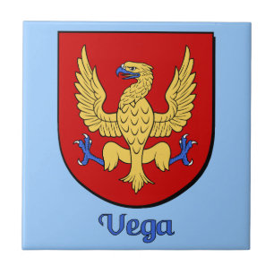 Azulejo De Cerâmica Vega Family Shield DecorativeTile