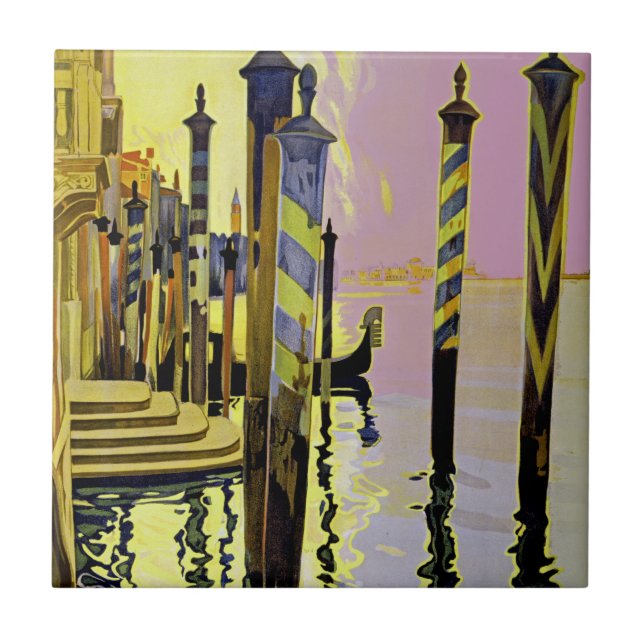 Azulejo De Cerâmica Veneza e le Lido (Frente)