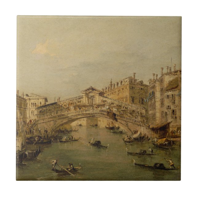 Azulejo De Cerâmica Veneza o Rialto (Frente)