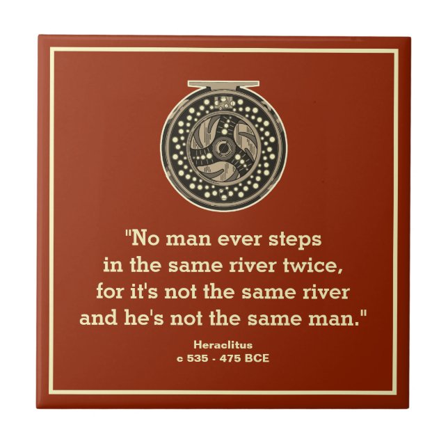 Azulejo De Cerâmica Ventilador de pesca (Frente)