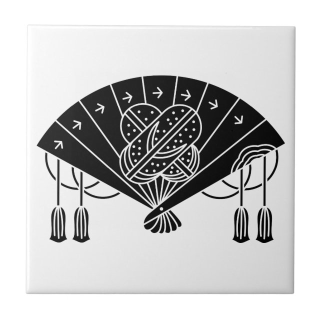 Azulejo De Cerâmica Ventoínha de Akita (Frente)