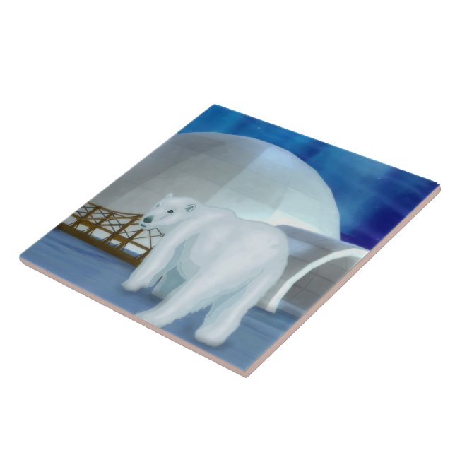 Azulejo De Cerâmica Ventos do Ártico (Lateral)