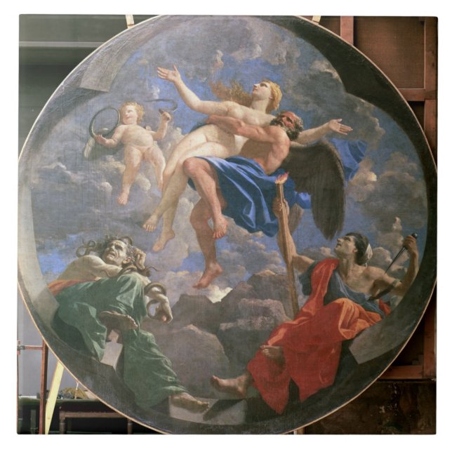 Azulejo De Cerâmica Verdade roubada afastado em o tempo além do (Frente)