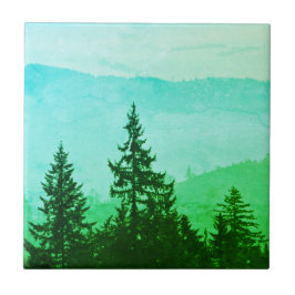 Azulejo De Cerâmica Verde Cascadia