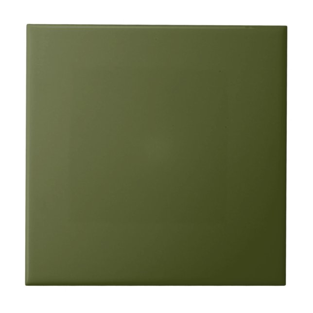 Azulejo de Cerâmica Verde do Exército (Frente)